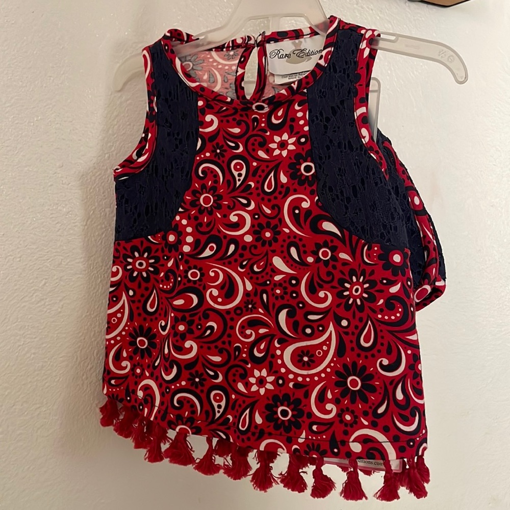 18 month Cute paisley print top w/ matching bottoms